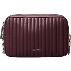 Calvin Klein Quilted Crossbody Bag - Vineyard Wine