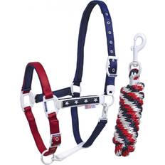 Imbracature per cavalli Capestro Cavallo In Nylon Con Lunghezza - Bleu