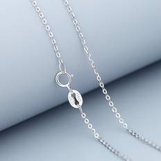 Temu Women's S925 Silver Chain Necklace - Silver