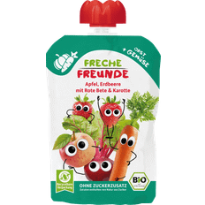 Freche Freunde Quetschie Apfel Erdbeere mit Rote Bete & Karotte 100g 1pak