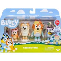 Moose Figurer Moose Bluey Wedding Time 4 Pack
