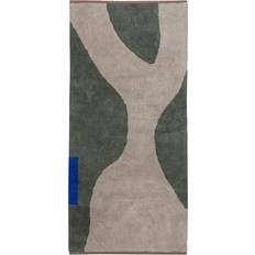 Kludetæpper Mette Ditmer Figura Gulvtæppe Dark Olive 70x150 cm Grøn 70x150cm