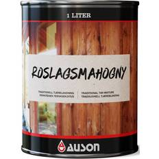 Roslagsmahogny Auson Tjärlasyr Roslagsmahogny 1L Lasyrfärg Brun 1L