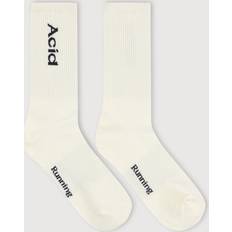 Beige - Running Underwear Acid Running Logo Socks