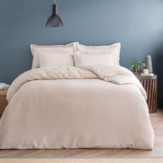 Dunelm Alston Waffle and Pillowcase Set - Duvet Cover Natural (200x200cm)