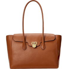Lauren Ralph Lauren Large Tanner Satchel - Lauren Tan