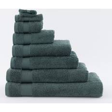 Dunelm Egyptian Cotton Forest Bath Towel Green (140x80cm)