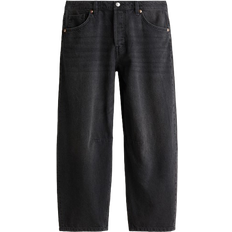 H&M Jeans H&M Barrel High Cropped Jeans - Black