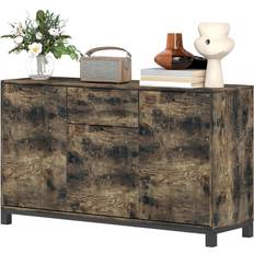 Homcom Industrial Storage Cabinet Rustic Brown Sideboard 120x70cm