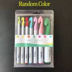Temu Colorful Crochet Hook Set 7pcs 7.0mm-20mm Sizes