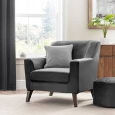 Loose Chair Covers Dunelm Isla Arm Light Loose Chair Cover Grey