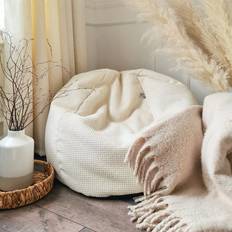 Beanbags Kid's Room Rucomfy Kids Slouch Crystal Bean Bag Cream