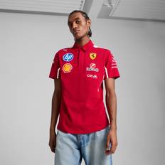 Puma Scuderia Ferrari Hp 2025 Team Polo Shirt - Dark Cherry