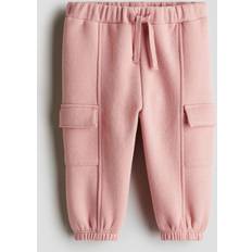 Babies - Sweatshirt pants Trousers Children's Clothing H&M Brushed-Inside Cargo Joggers - Pink