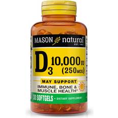 Mason Natural Vitamin D3 250 mcg 30 Softgels