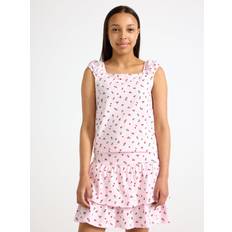 Lindex Rosa Linnen Lindex Ärmlös Topp