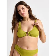 Lindex Krepp Bikinioverdel Lime
