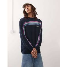 Clothing Kickers Oversized Fit Retro Knit Jumper - Deep Navy