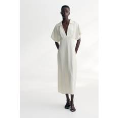 H&M Twill Shirt Dress - White