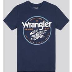 Wrangler Eagle Cotton T-Shirt - Navy Blue