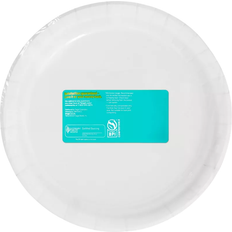 up & up Disposable Plates Blue Floral Paper Plate 10" 54pcs