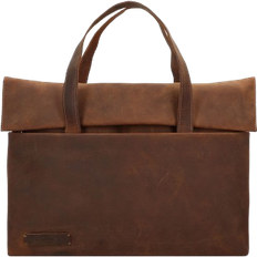 Leather Briefcases Plevier 500 Series Briefcase - Brown