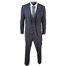 Viscose Suits Truclothing Mens 3 Piece Suit - Charcoal