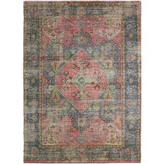 Dunelm Dua Jute Traditional Rug Pink 200x290cm