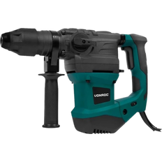 Borehammer 1500 VONROC VONROC Borehammer 1500W 6 Joule Justerbar hastighed SDS plus 4 funktioner Inkl. bor og mejsler