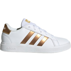 adidas Grand Court Sustainable Lace Schuh - Cloud White/Matte Gold