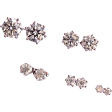 Shein 1Pair Moissanite Stud Earrings Luxury Jewelry Gifts For Women S925 Sterling Silver Fine Ladies Jewelery Gift Rhinestone Wedding Bridal Jewelry Diamond Earrings