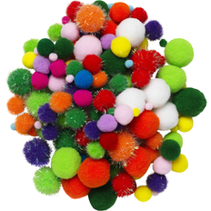 Panduro Hobby Pom Pom Mix 150 stk