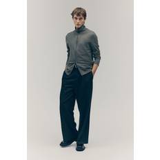 Mies Neuletakit H&M Vetoketjullinen Neuletakki Slim Fit - Vihreä