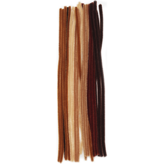 Piberensere Panduro Hobby Piberensere Cappuccino Brune Nuancer 30cm 6mm 25stk