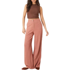 ASOS DESIGN Relaxed Straight Leg Trousers - Apricot