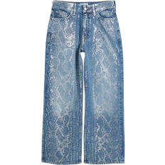 Snake Jeans River Island Petite Relaxed Straight Snake Jeans - Blue
