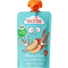 Fruchtbar Quetschie Pfirsich-3-Korn 100g 1pak