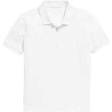 Old Navy Boy's School Uniform Pique Polo Shirt - White