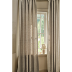 Jotex Sandy Silmukkanukkaverho 2 kpl Beige
