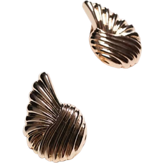 Smycken True Decadence Statement Shell Earrings - Gold