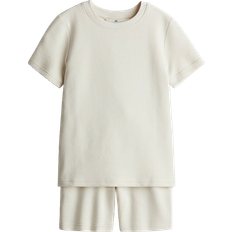 Cotton Other Sets H&M Boys 2-Piece T-Shirt And Shorts Set - Beige