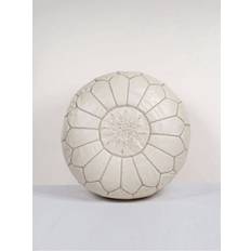 Moroccan Chalk Pouffe 32cm