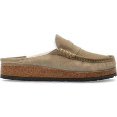 Birkenstock Slides Naples Shearling - Beige