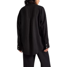 Lindex Linen Blend Shirt - Black