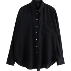 Lindex Linen Blend Shirt - Black