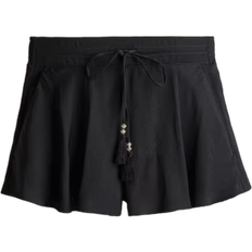 H&M Airy Drawstring Shorts - Black