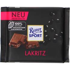 Ritter sport 100g Ritter Sport Milk Chocolate Liquorice 100g