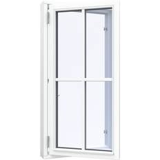 Sparvinduer BH0105 Træ Sidehængt vindue Vindue med 2-lags glas 35x50cm