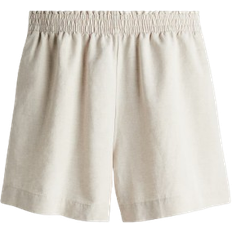 H&M Linen Blend Shorts - Light Beige