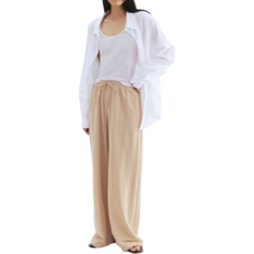 Outdoor Trousers H&M Wide Pull On Trousers - Beige